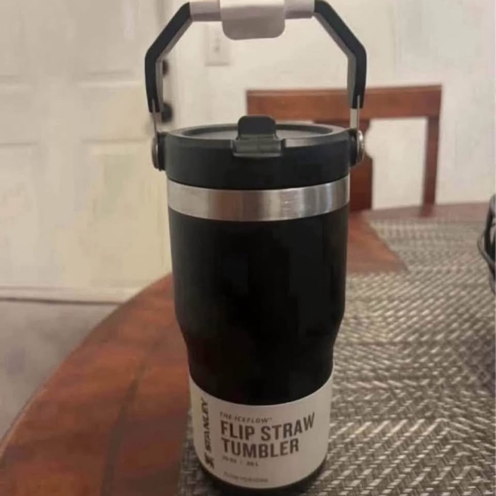 Stanley Black Flip Straw Tumbler